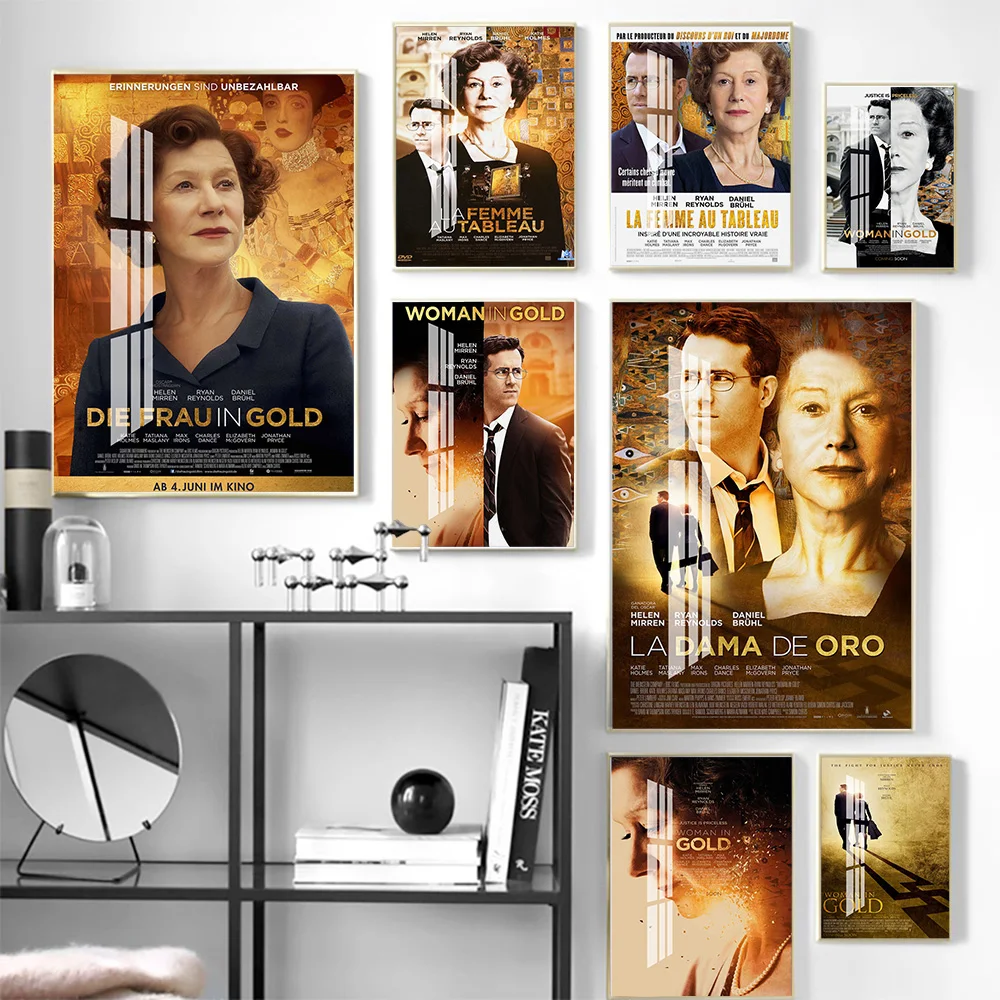 Woman In Gold Biographical Drama Film Art Print Poster Movie Wall Picture Home Decor Canvas Painting
Woman In Gold Biographical Drama Film Art Print Poster Movie Wall Picture Home Decor Canvas Painting