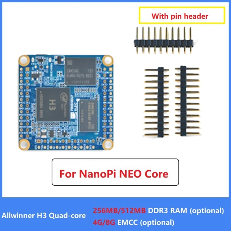 Для Nanopi NEO Core Allwinner H3 Quad Core EMCC Mini Core Board Iot Ubuntucore макетная плата
Для Nanopi NEO Core Allwinner H3 Quad Core EMCC Mini Core Board Iot Ubuntucore макетная плата
