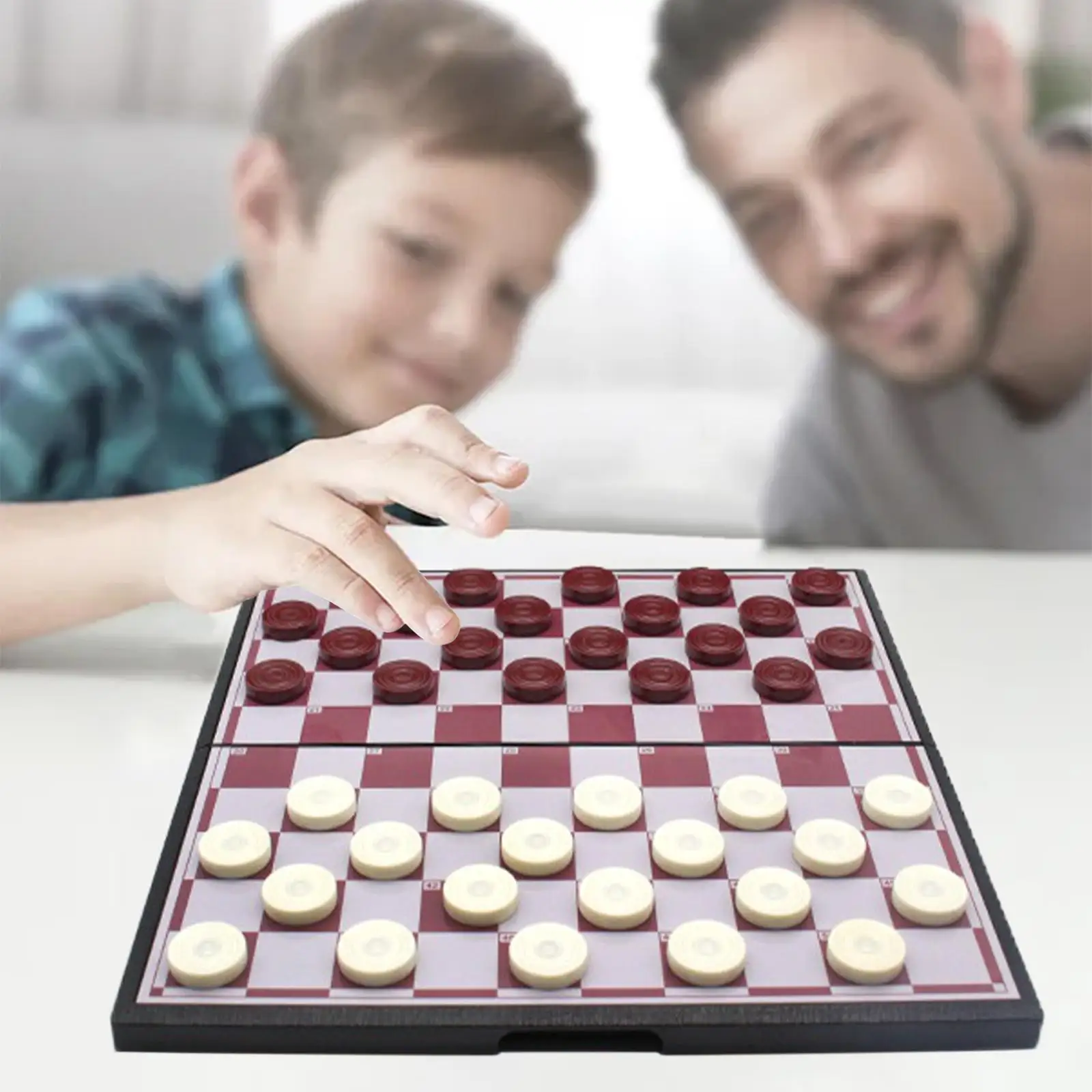 11" Checkers Board Pieces Draughts Foldable Checkers Board for Kids, Adults and Family
11" Checkers Board Pieces Draughts Foldable Checkers Board for Kids, Adults and Family