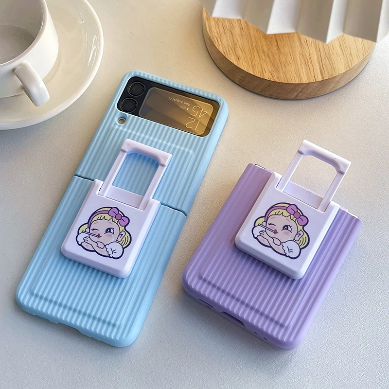 Case for Samsung ZFlip3 Trolley Case 3D Bracket Mobile Phone Cover for Galaxy Z Flip 3 Suitcase Ultra-thin Original Etui 5G
Case for Samsung ZFlip3 Trolley Case 3D Bracket Mobile Phone Cover for Galaxy Z Flip 3 Suitcase Ultra-thin Original Etui 5G