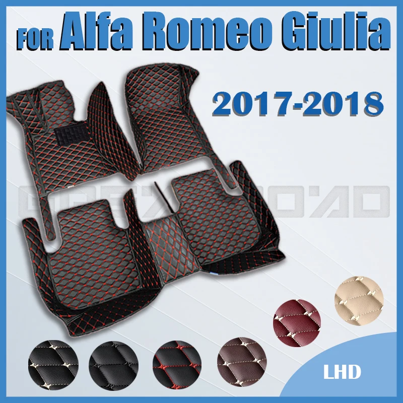 Car floor mats for Alfa Romeo Giulia 2017 2018 Custom auto foot Pads automobile carpet cover
Car floor mats for Alfa Romeo Giulia 2017 2018 Custom auto foot Pads automobile carpet cover