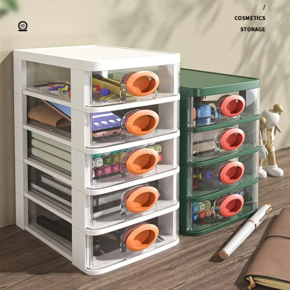 

Storage Cabinet Jewelry Comestics Earphone Makeup Container Stationery Organizer Drawer Storage Box Desktop Storage Drawer