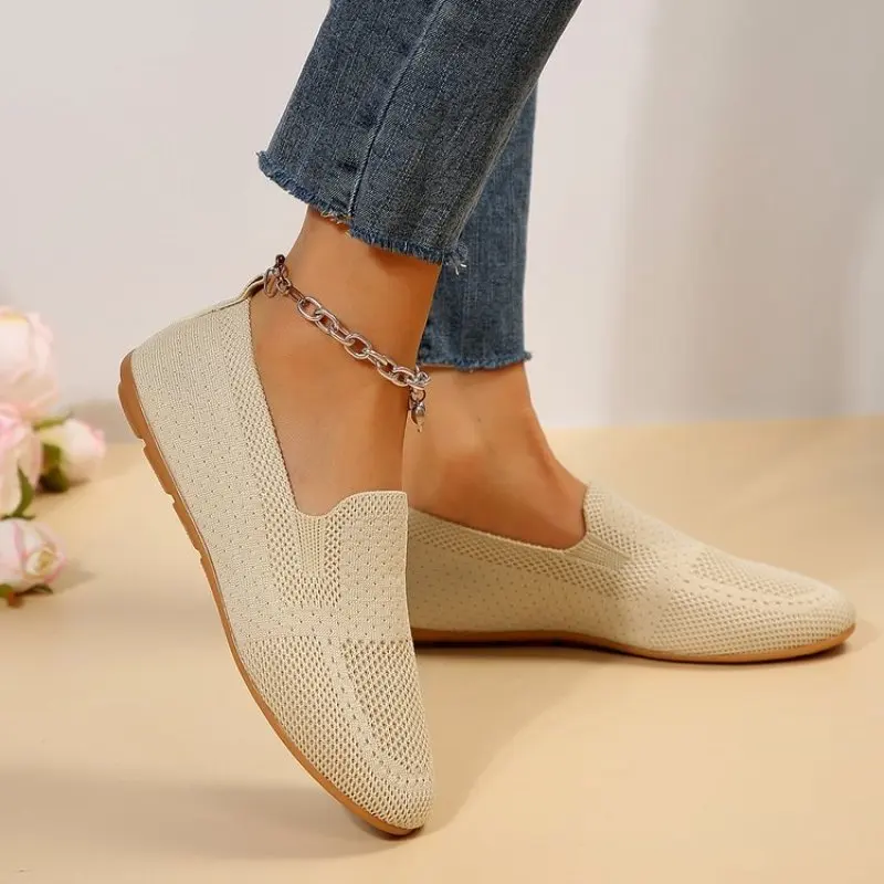 New Women's Shoes Mesh Light Breathable Slip on Casual Shoes Solid Color Versatile Low Help Flat Shoes Zapatos De Mujer Sneakers
New Women's Shoes Mesh Light Breathable Slip on Casual Shoes Solid Color Versatile Low Help Flat Shoes Zapatos De Mujer Sneakers