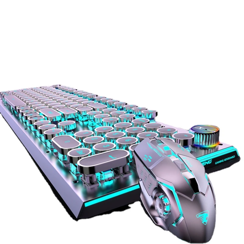 ZC Game Real Mechanical Keyboard Mouse Set for E-Sports Computer Key Mouse
ZC Game Real Mechanical Keyboard Mouse Set for E-Sports Computer Key Mouse