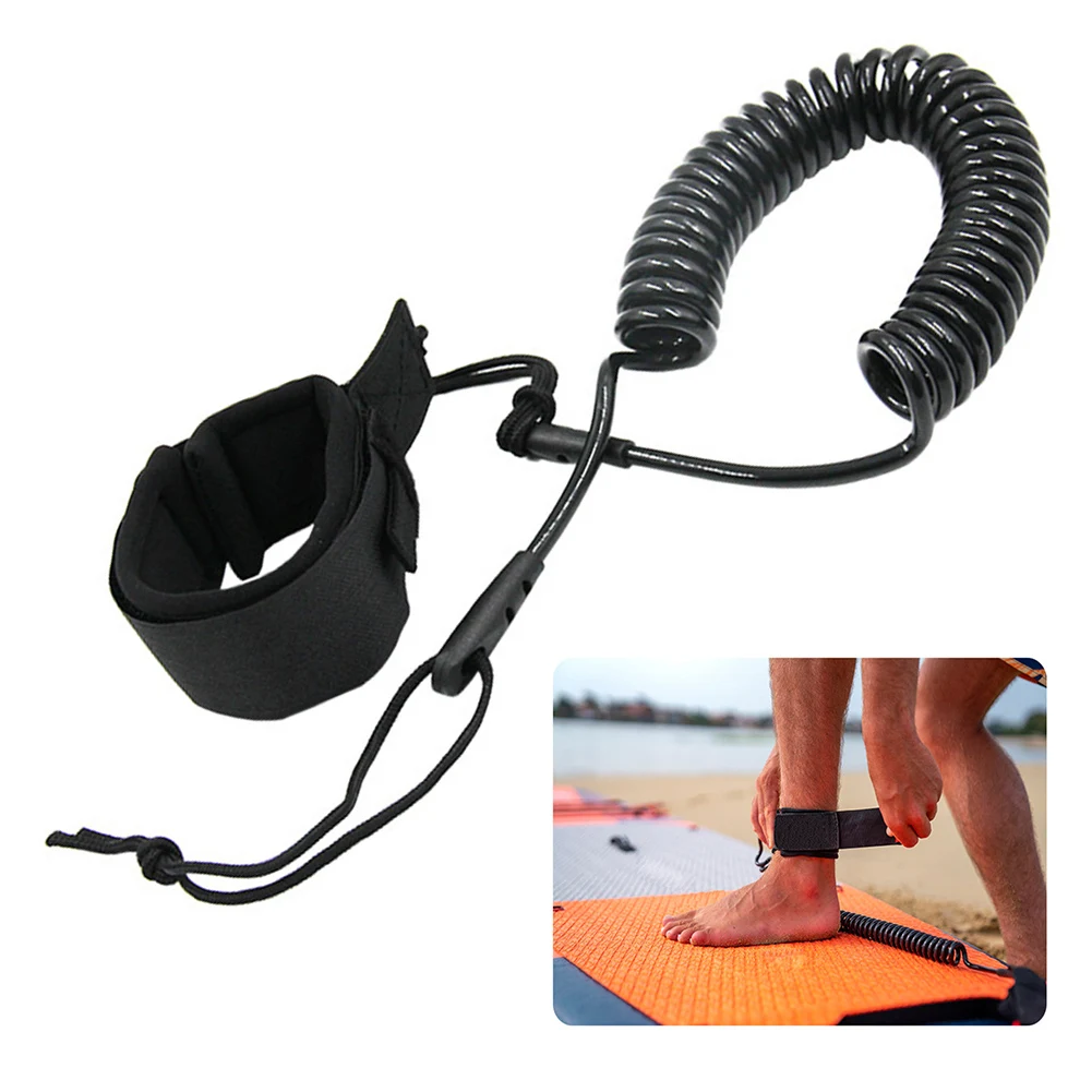 

Quick Release Paddle Board Safety Legs Surfboard Coiled Leash Stand Up Paddle Leash Leg Rope Foot Leg Water Sports Surfing Parts