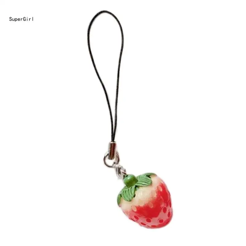 Simulation Strawberry Tomato Lanyard Small Artificial Fruit Charm Key Pendant and Fun Bag Pendants for Fruit Lover
Simulation Strawberry Tomato Lanyard Small Artificial Fruit Charm Key Pendant and Fun Bag Pendants for Fruit Lover