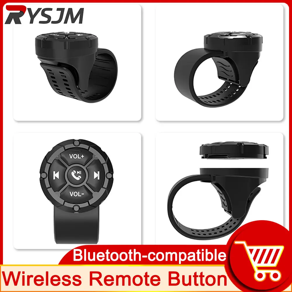 Wireless Remote Button Helmet Earphone Motorcycle Handlebar Media Controller Car Steering Wheel Control Bluetooth-compatible 
Wireless Remote Button Helmet Earphone Motorcycle Handlebar Media Controller Car Steering Wheel Control Bluetooth-compatible