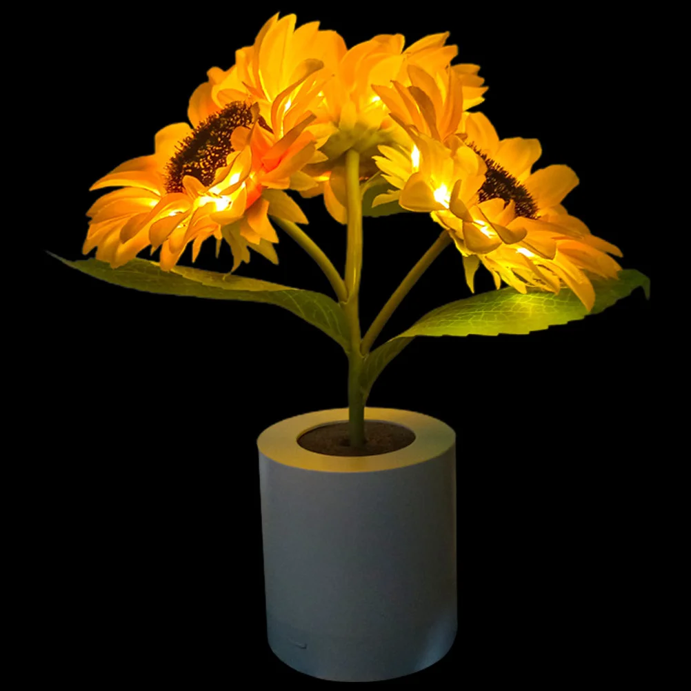 Vintage Decor Night Light Lamp for Bedroom Nightstand Decorative Plant Desk Artificial Sunflower Plastic Simulated Girl White
Vintage Decor Night Light Lamp for Bedroom Nightstand Decorative Plant Desk Artificial Sunflower Plastic Simulated Girl White