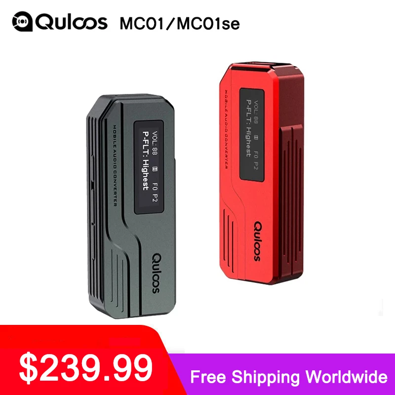 QULOOS QLS MC01/MC01se Portable USB DAC/AMP Dual Flagship CS43131 HiFi Decoder Headphone Amplifier
QULOOS QLS MC01/MC01se Portable USB DAC/AMP Dual Flagship CS43131 HiFi Decoder Headphone Amplifier