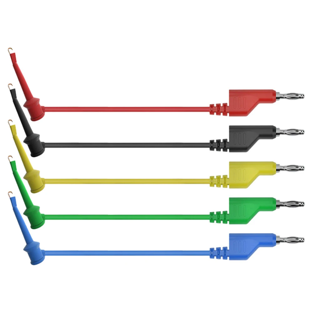 5PCS Test Leads Stackable Cable Wire 1M For Test Hook Clip Multimeter Leads 4MM Banana Plug Lantern Plug
5PCS Test Leads Stackable Cable Wire 1M For Test Hook Clip Multimeter Leads 4MM Banana Plug Lantern Plug