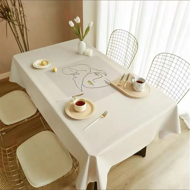 Nordic Light Luxury Simple Line Tablecloth Home Student Dormitory Desk Dust-proof Decorative Tablecloth Classic Tablecloth Mesa
Nordic Light Luxury Simple Line Tablecloth Home Student Dormitory Desk Dust-proof Decorative Tablecloth Classic Tablecloth Mesa