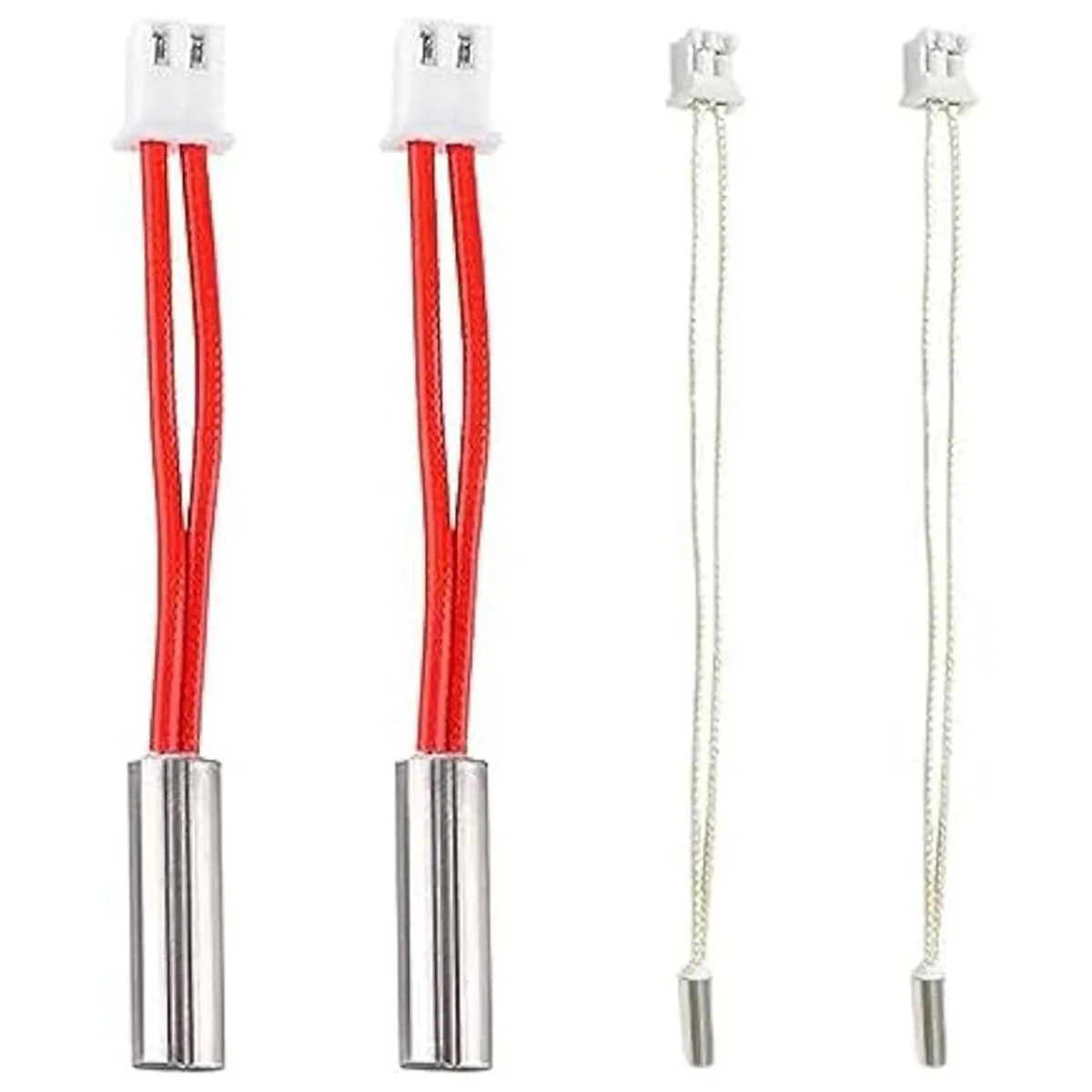 

4Pcs Heater Cartridge High Temperature Sensor Heating Tube 24V 50W Thermistor for Neptune 4 Pro/Plus/Max 3D Printer