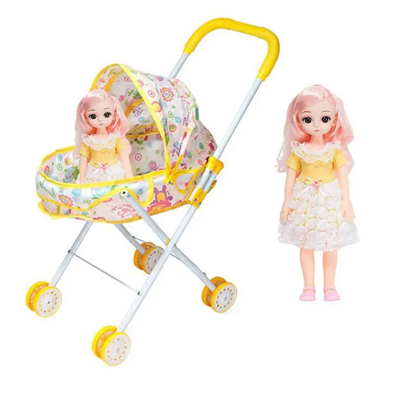Doll Stroller Realistic Folding Baby Doll Stroller Set Nuturing And Role Play Baby Doll Crib Baby Doll Accessories
Doll Stroller Realistic Folding Baby Doll Stroller Set Nuturing And Role Play Baby Doll Crib Baby Doll Accessories