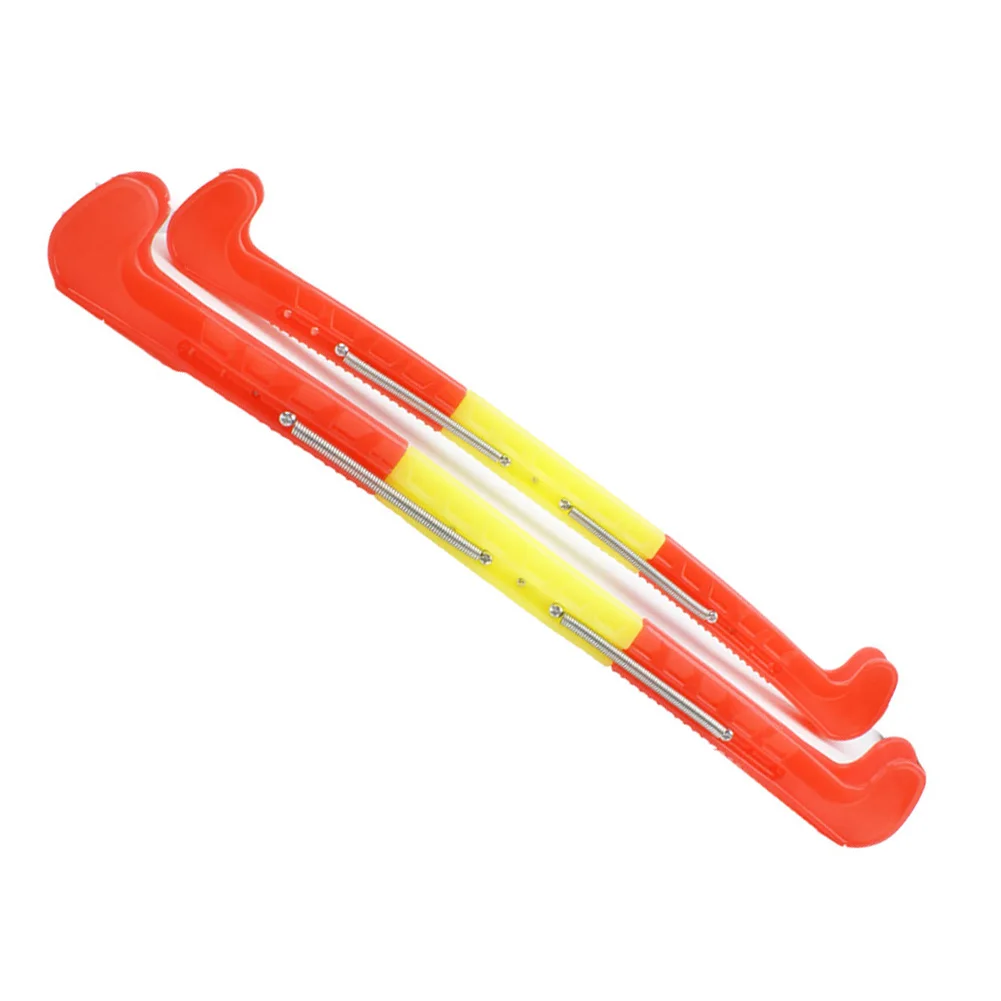 Adjustable Ice Skate Blade Covers 42cm/16 5inch PVC+Metal Guards Protects Blades Easy Assembly Suitable for Speed Skates
Adjustable Ice Skate Blade Covers 42cm/16 5inch PVC+Metal Guards Protects Blades Easy Assembly Suitable for Speed Skates