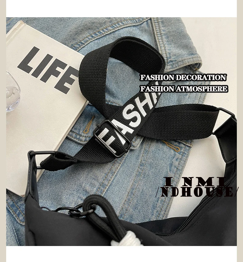 Nylon Hobos Crossbody Bags Solid Casual Zipper Women's Bags 2024 Fashion High Capacity Solid Color Single Shoulder Totes Bag Nylon Hobos Crossbody Bags Solid Casual Zipper Women's Bags 2024 Fashion High Capacity Solid Color Single Shoulder Totes Bag