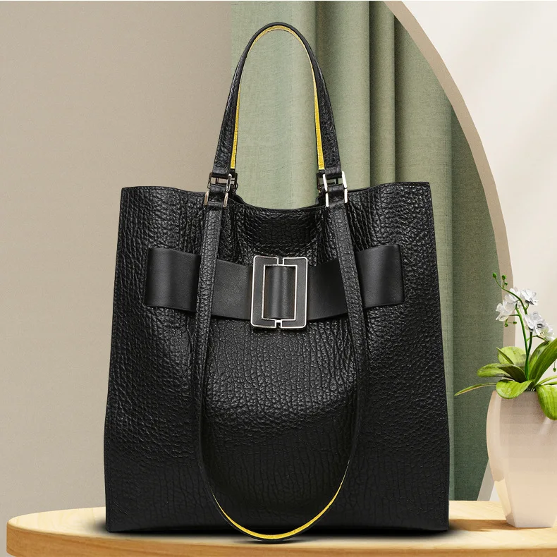 2023 Summer 100% Genuine Leather Large Capacity Casual Totes High Quality Women Purse And Handbags Luxury Fashion Shoulder Bags
2023 Summer 100% Genuine Leather Large Capacity Casual Totes High Quality Women Purse And Handbags Luxury Fashion Shoulder Bags