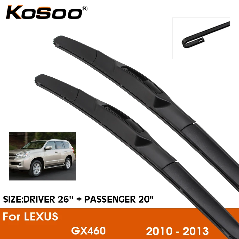 KOSOO для Lexus GX460 26 "+ 20" 2010 2011 2012 2013 лобовое стекло автомобиля Щетка стеклоочистителя подходит крюк руки авто аксессуары Стайлинг
KOSOO для Lexus GX460 26 "+ 20" 2010 2011 2012 2013 лобовое стекло автомобиля Щетка стеклоочистителя подходит крюк руки авто аксессуары Стайлинг