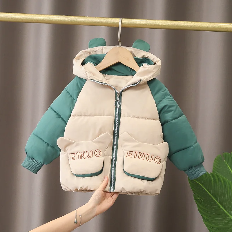 

Boys Down Coats Winter Children Thick Hoodies Jackets For Baby Girls Outerwear Toddler Outdoors Clothes Kids Warm Tops Parkas 5Y