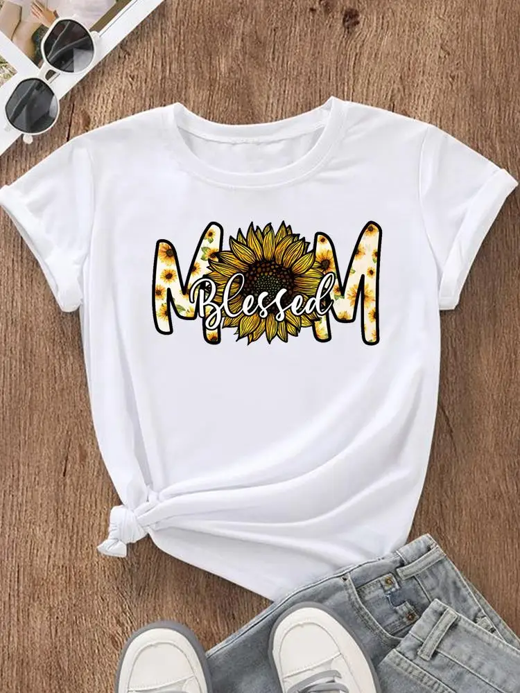 Printed Short Sleeve Tee T Female Casual Graphic T-shirts Fashion Clothing Summer Mom Flower Trend Mother Women Clothes
Printed Short Sleeve Tee T Female Casual Graphic T-shirts Fashion Clothing Summer Mom Flower Trend Mother Women Clothes