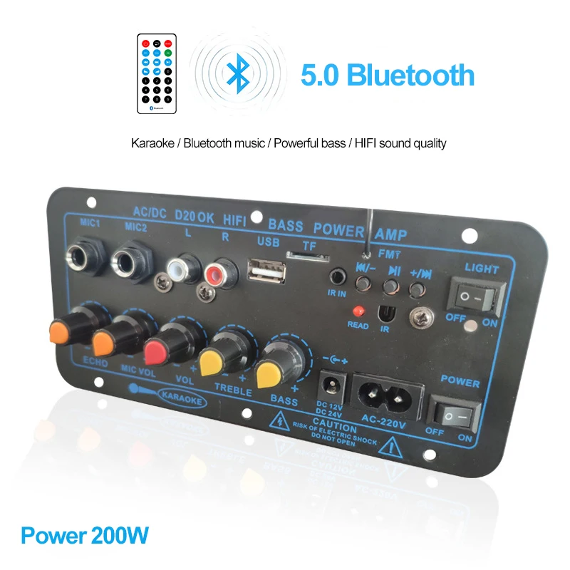 Плата цифрового усилителя мощности, 200 Вт, bluetooth-совместимый AMP, USB, FM-радио, TF-плеер, аудиосабвуфер для автомобиля, грузовика, RV, кемпера
Плата цифрового усилителя мощности, 200 Вт, bluetooth-совместимый AMP, USB, FM-радио, TF-плеер, аудиосабвуфер для автомобиля, грузовика, RV, кемпера