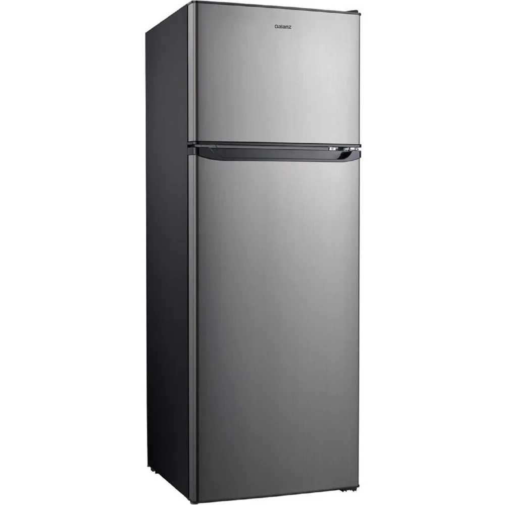 GLR12TS5F Refrigerator, Dual Door Fridge, Adjustable Electrical Thermostat Control with Top Mount Freezer Compartment,
GLR12TS5F Refrigerator, Dual Door Fridge, Adjustable Electrical Thermostat Control with Top Mount Freezer Compartment,