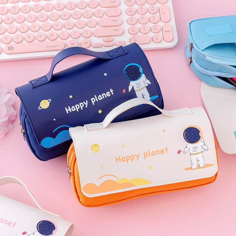 Kawaii Pencil Case Astronaut Color Canvas Stretch Double Layer Large Capacity Pencil Box Cute Pencilcase Kids School Stationery
Kawaii Pencil Case Astronaut Color Canvas Stretch Double Layer Large Capacity Pencil Box Cute Pencilcase Kids School Stationery