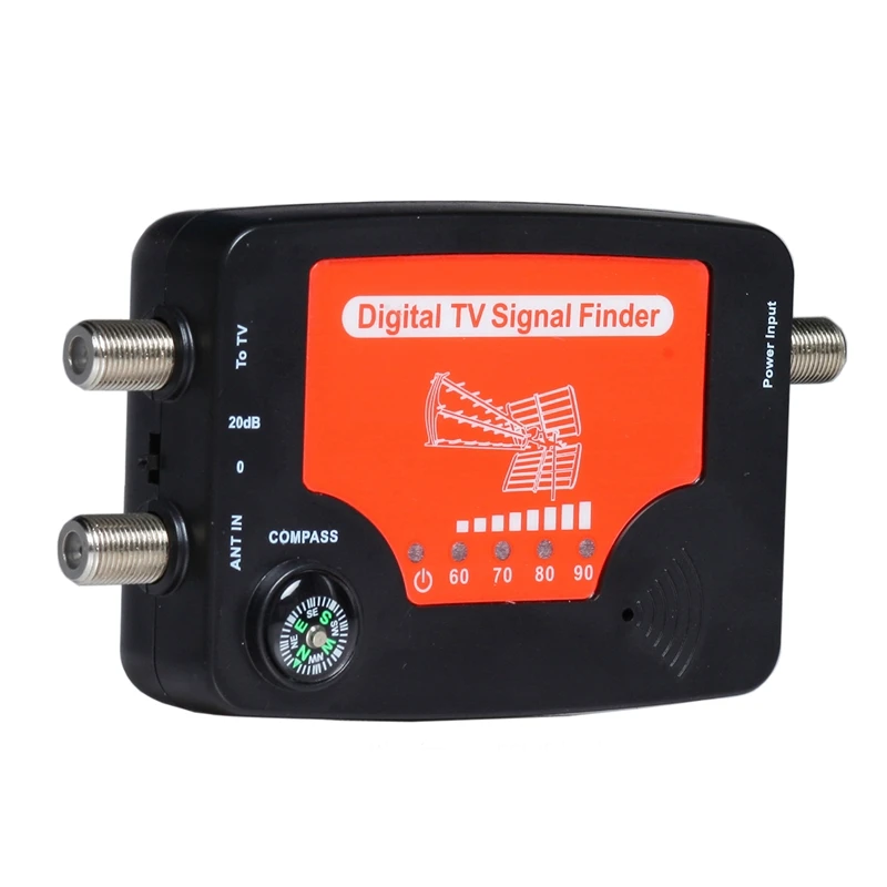 TV Signal Finder Portable TV Antenna Signal Strength Detector Meter Signal Prober Meter With Compass
TV Signal Finder Portable TV Antenna Signal Strength Detector Meter Signal Prober Meter With Compass