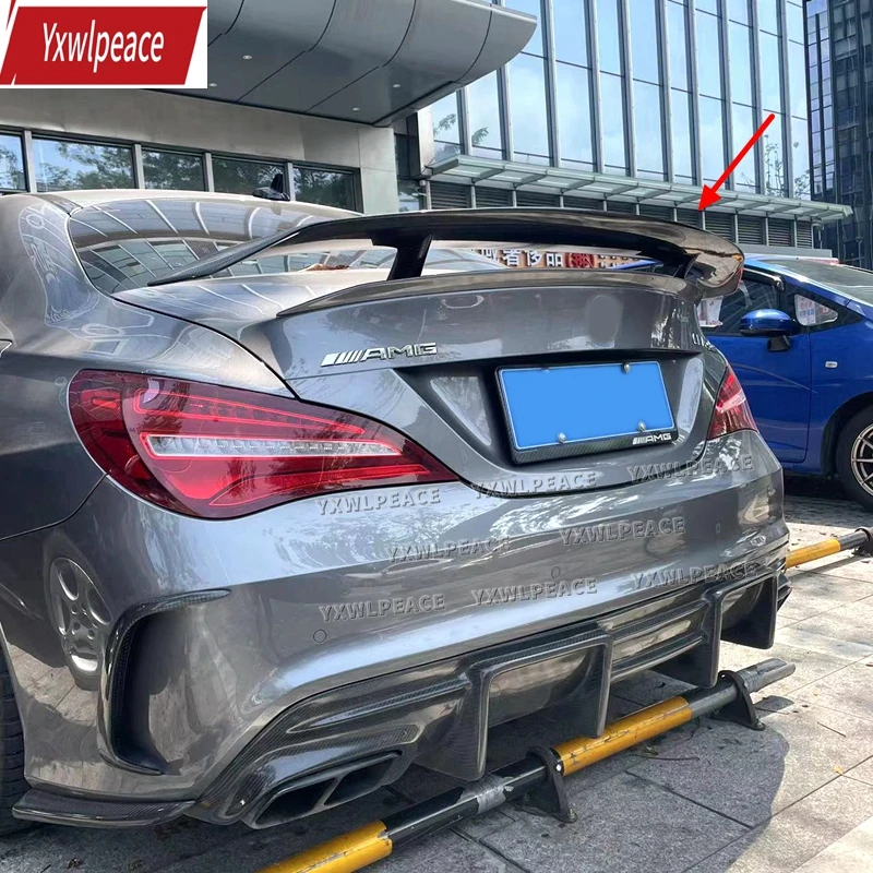 GT Spoiler For Mercedes CLA45 W117 C117 Real Carbon Fiber Rear Trunk Spoiler CLA180 CLA200 CLA250 CLA260 2013-2018
GT Spoiler For Mercedes CLA45 W117 C117 Real Carbon Fiber Rear Trunk Spoiler CLA180 CLA200 CLA250 CLA260 2013-2018