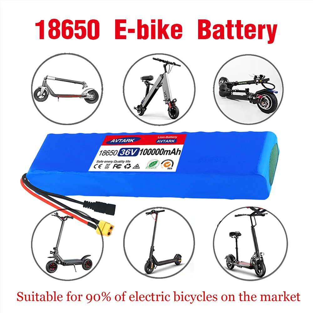 2023 Upgrade 10S3P 36V 100000mAh 36v Electric Scooter Battery Pack 18650 Lithium M365 Electric Scooter 36v Battery Scooter
2023 Upgrade 10S3P 36V 100000mAh 36v Electric Scooter Battery Pack 18650 Lithium M365 Electric Scooter 36v Battery Scooter