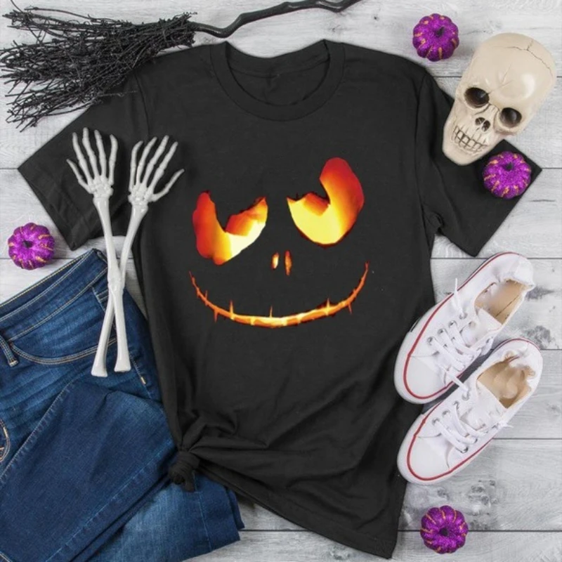 Halloween Pumpkin Ghost Smiling Face Print T Shirt Women Short Sleeve O Neck Loose Tshirt Women Tee Shirt Tops Camisetas Mujer
Halloween Pumpkin Ghost Smiling Face Print T Shirt Women Short Sleeve O Neck Loose Tshirt Women Tee Shirt Tops Camisetas Mujer