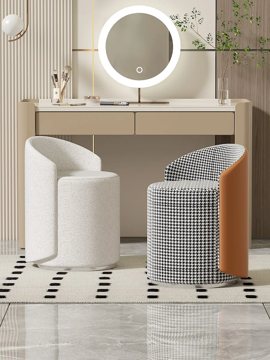 Nordic Makeup Stools Household Dressing Tables Stools, Modern Living Rooms Light Luxury Chairs Simple Round Stools
Nordic Makeup Stools Household Dressing Tables Stools, Modern Living Rooms Light Luxury Chairs Simple Round Stools