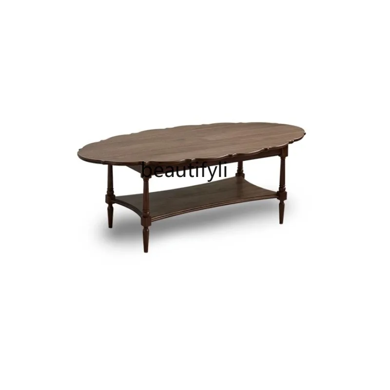

Круглый журнальный столик из массива дерева в скандинавском стиле ретро маленький современный минималистичный чайный столик для маленькой квартиры чайный столик с узором в старинном стиле