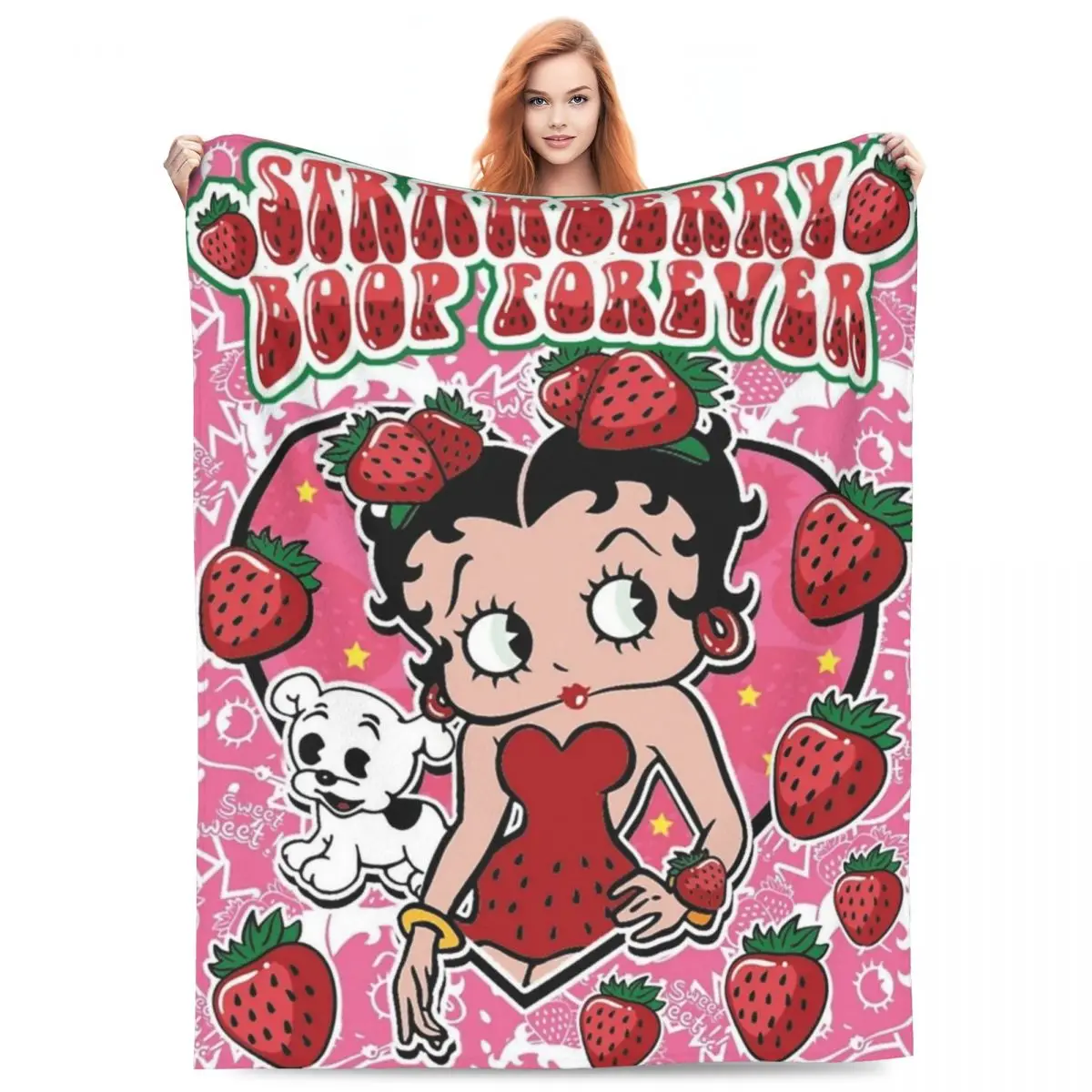 Stylish Cute Strawberry Bettys Blanket Ultra-Soft Fleece Cozy Throw Blanket Machine Washable
Stylish Cute Strawberry Bettys Blanket Ultra-Soft Fleece Cozy Throw Blanket Machine Washable