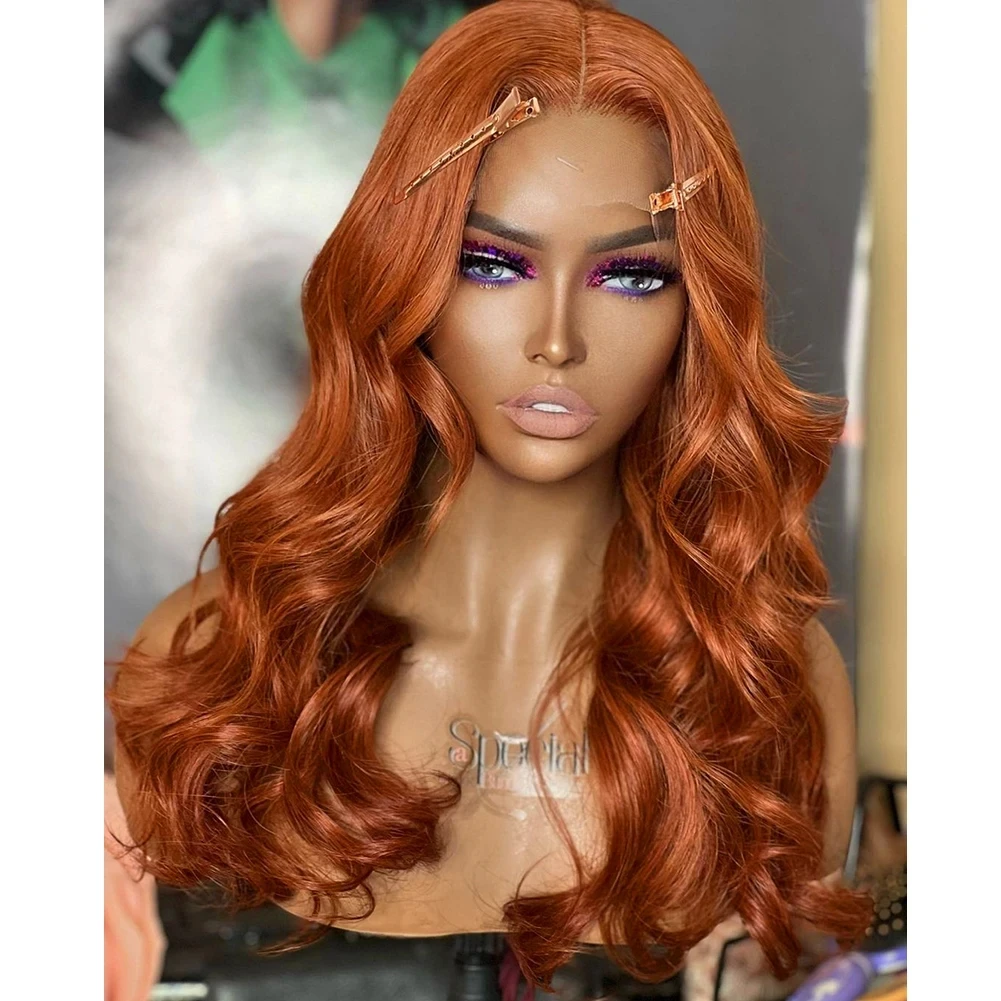 Ginger Black Brown Synthetic Lace Wigs for Black Women Soft Hairline Synthetic Lace Frontal Wig Heat Resistant Fiber Orange Wigs
Ginger Black Brown Synthetic Lace Wigs for Black Women Soft Hairline Synthetic Lace Frontal Wig Heat Resistant Fiber Orange Wigs