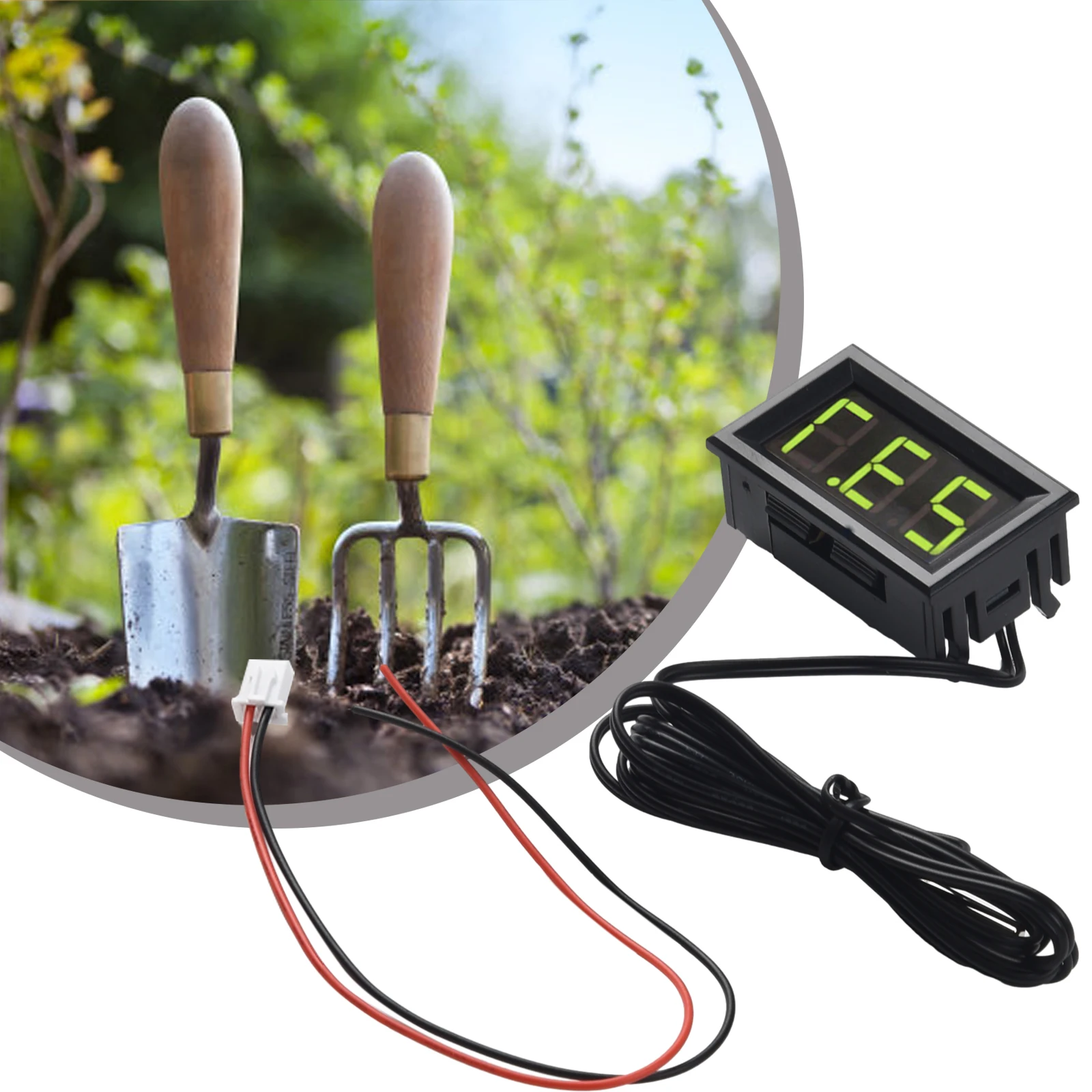 Car Temperature Panel Meter Gauge Digital LED Range -50~110°C Thermometer With Probe Supply Voltage DC 5-12V
Car Temperature Panel Meter Gauge Digital LED Range -50~110°C Thermometer With Probe Supply Voltage DC 5-12V