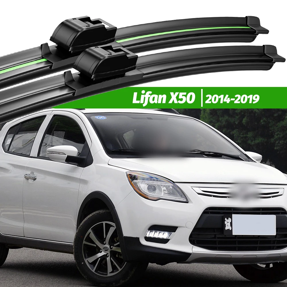 For Lifan X50 2014-2019 2pcs Front Windshield Wiper Blades 2015 2016 2017 2018 Windscreen Window Accessories
For Lifan X50 2014-2019 2pcs Front Windshield Wiper Blades 2015 2016 2017 2018 Windscreen Window Accessories