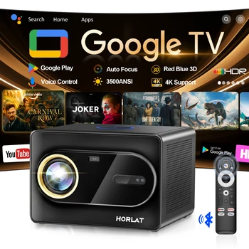 HORLAT 3500ANSI Google TV Projector