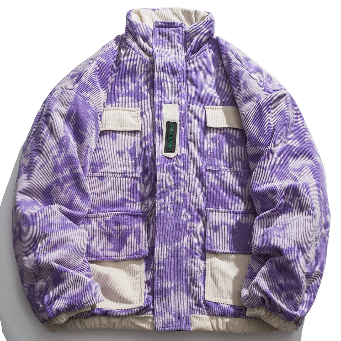 LACIBLE Spring Harajuku Tie Dye Zipper Corduroy Jacket Men Women Winter Padded Jacket Fleece Cotton Coat Outwear Streetwear Tops
LACIBLE Spring Harajuku Tie Dye Zipper Corduroy Jacket Men Women Winter Padded Jacket Fleece Cotton Coat Outwear Streetwear Tops
