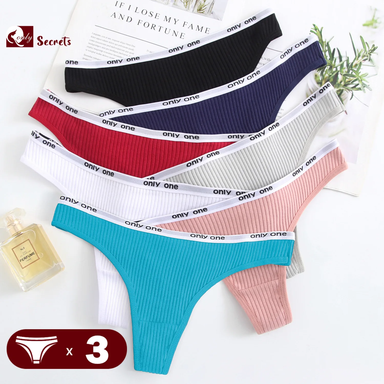 3PCS/Lot G-string Briefs Sexy Women Cotton Panties Low-Rise Antibacterial Crotch Thongs Lingerie Girls Underpant Sports Intimate
3PCS/Lot G-string Briefs Sexy Women Cotton Panties Low-Rise Antibacterial Crotch Thongs Lingerie Girls Underpant Sports Intimate