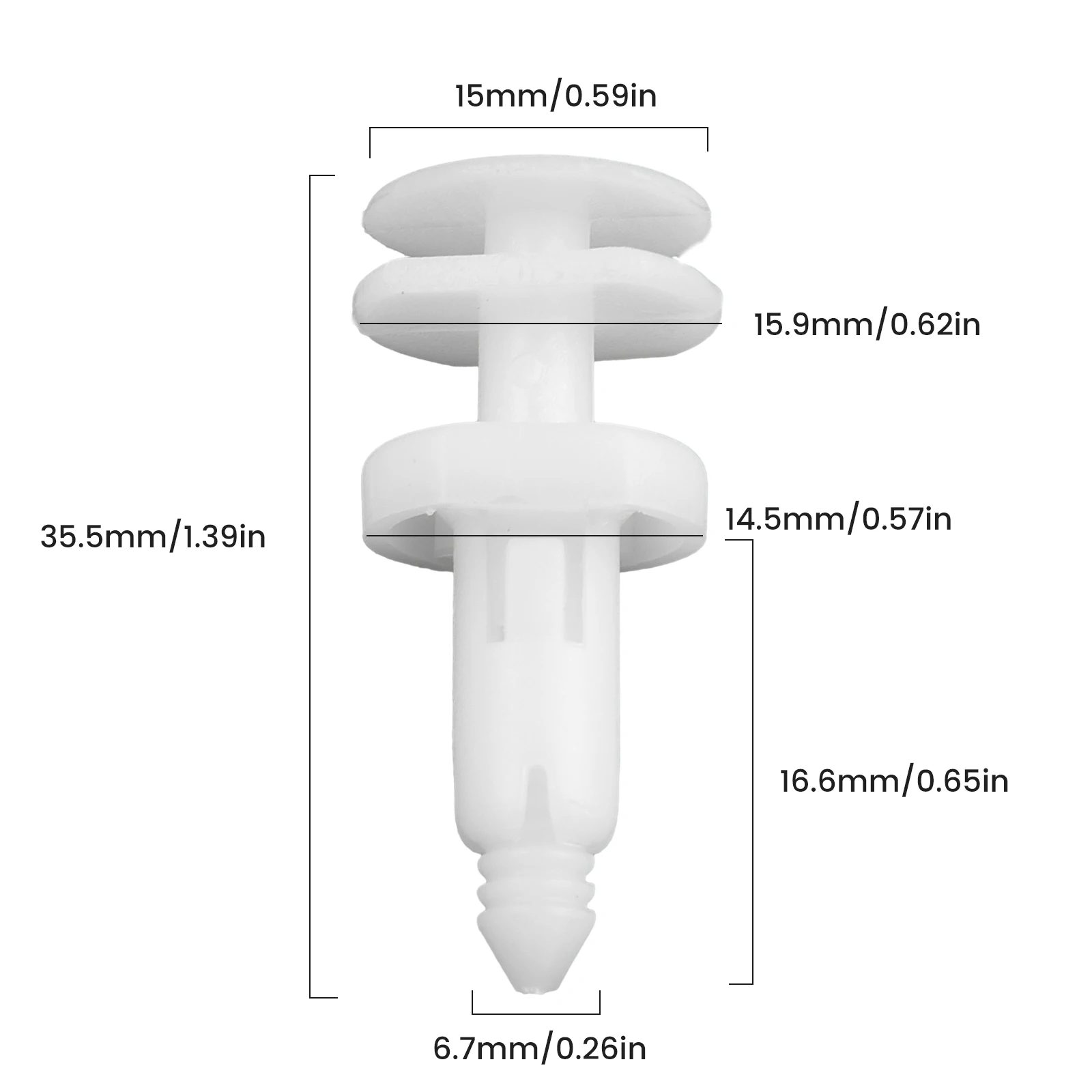 Car Accessories Retainer Clips Car For Chevy For GMC Plastic Retainer Clips Rivet 50pcs/set Direct Replacement
Car Accessories Retainer Clips Car For Chevy For GMC Plastic Retainer Clips Rivet 50pcs/set Direct Replacement