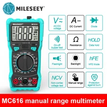 Mileseey NCV Digital Multimeter Auto Ranging AC/DC voltage meter Flash light Back light Large Screen Mileseey NCV Digital Multimeter Auto Ranging AC/DC voltage meter Flash light Back light Large Screen