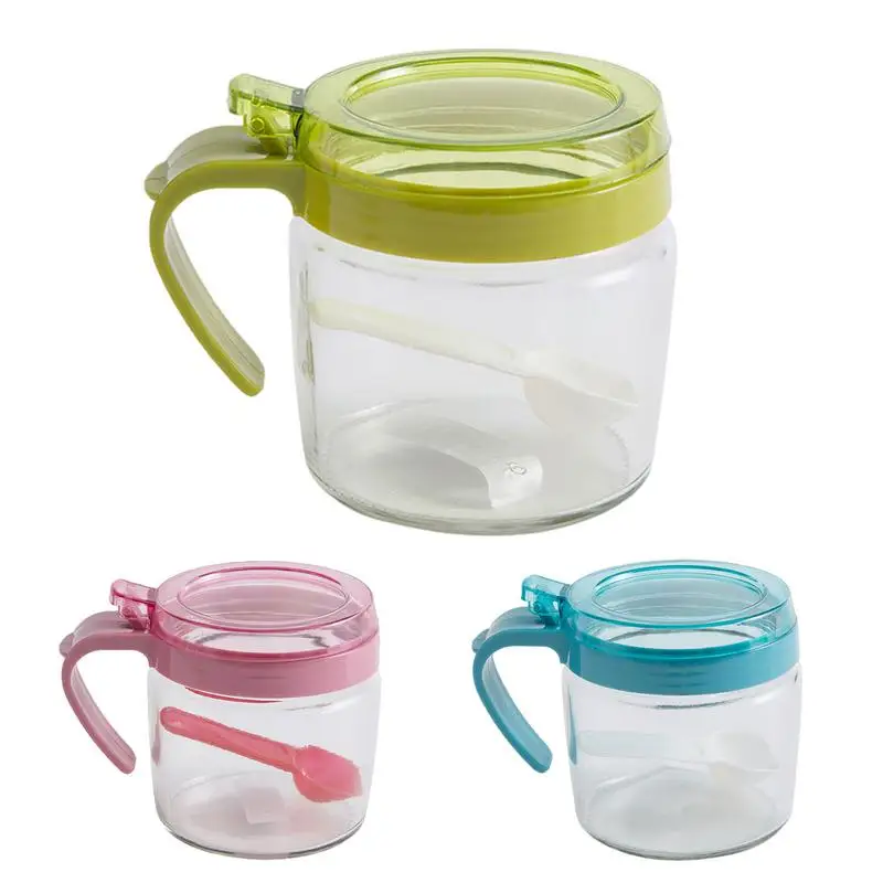 Seasoning Box kitchen Clear Glass spice Storage jar Push Lid Design multi bottle for storing powders granules liquids condiments
Seasoning Box kitchen Clear Glass spice Storage jar Push Lid Design multi bottle for storing powders granules liquids condiments
