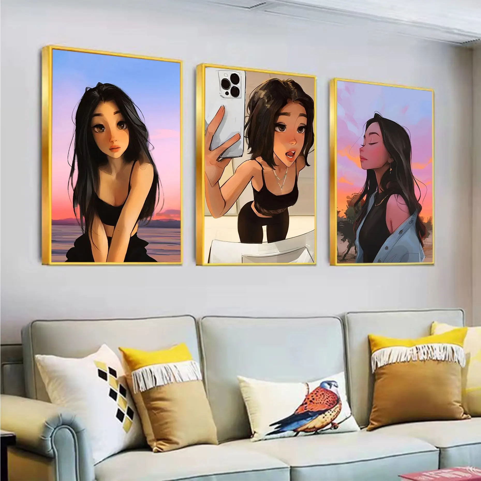 Anime Fashion Sexy Girl Anime Posters Sticky Whitepaper Sticker DIY Room Bar Cafe Room Wall Decor
Anime Fashion Sexy Girl Anime Posters Sticky Whitepaper Sticker DIY Room Bar Cafe Room Wall Decor