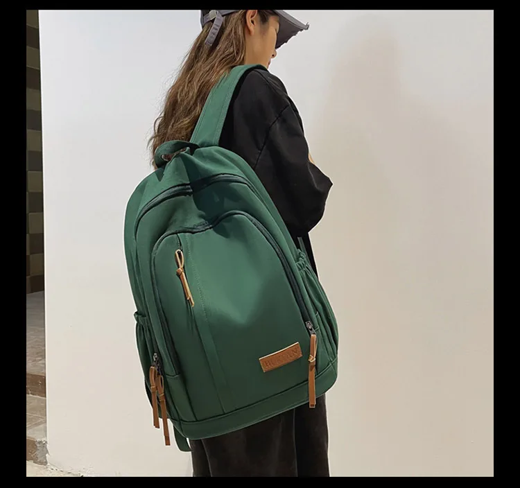 

Male Women College Backpack Female Nylon Book Bag Large Capacity New Boy Girl Schoolbag Laptop Travel Student Backpacks mochilas