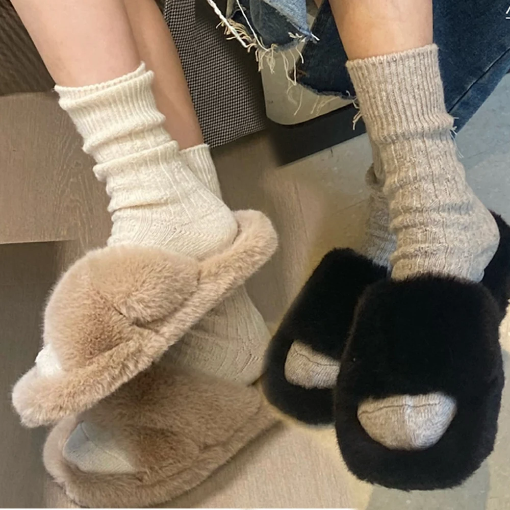 1/2pairs Lolita White Black Socks Women Girls Knitted Warm Stockings Mid Tube Crochet Boot Cuffs Ruffles Lazy Loose Thick Sox
1/2pairs Lolita White Black Socks Women Girls Knitted Warm Stockings Mid Tube Crochet Boot Cuffs Ruffles Lazy Loose Thick Sox