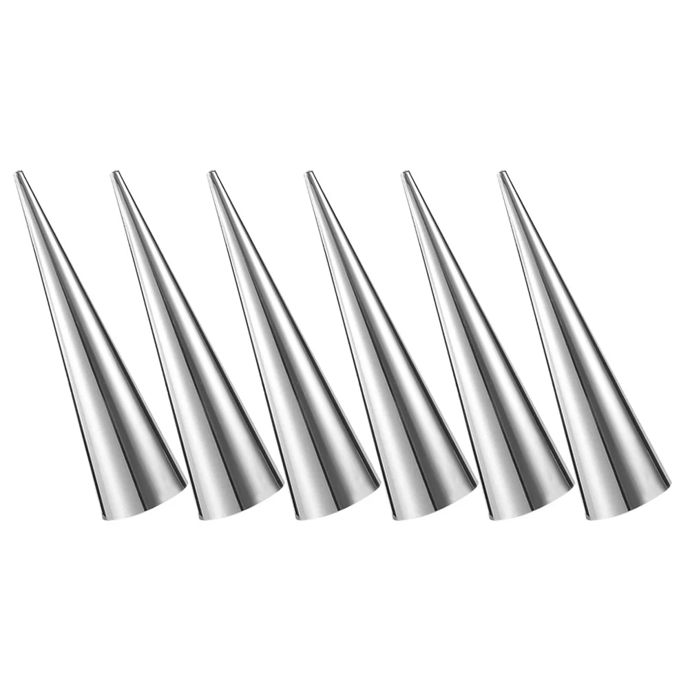 6 Pcs Bread Cake Mold Croissant Mould DIY Tubes Molds Cream Conical Shaped Baking Supplies
6 Pcs Bread Cake Mold Croissant Mould DIY Tubes Molds Cream Conical Shaped Baking Supplies