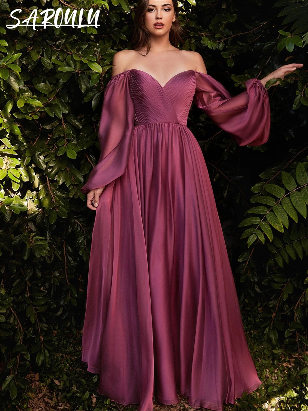 Off-The-Shoulder Flows Women Casual Prom Dresses Bridesmaid Gown Many Colors Custom Plus Size Floor Length Chiffon Party Dress
Off-The-Shoulder Flows Women Casual Prom Dresses Bridesmaid Gown Many Colors Custom Plus Size Floor Length Chiffon Party Dress