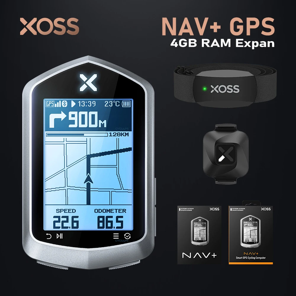 XOSS NAV Plus Bike Computer Map Navigation Bicycle Speedometer Wireless Cycling GPS Speedometer Waterproof Bluetooth ANT+ MTB
XOSS NAV Plus Bike Computer Map Navigation Bicycle Speedometer Wireless Cycling GPS Speedometer Waterproof Bluetooth ANT+ MTB