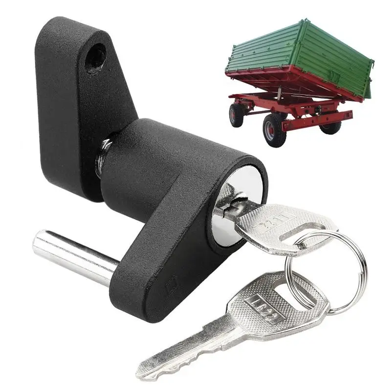 

Anti Theft Car Trailer Hitch Lock With Rustproof Zinc Alloy Construction Trailer Coupler Padlock Hook Lock Protector For vehicle