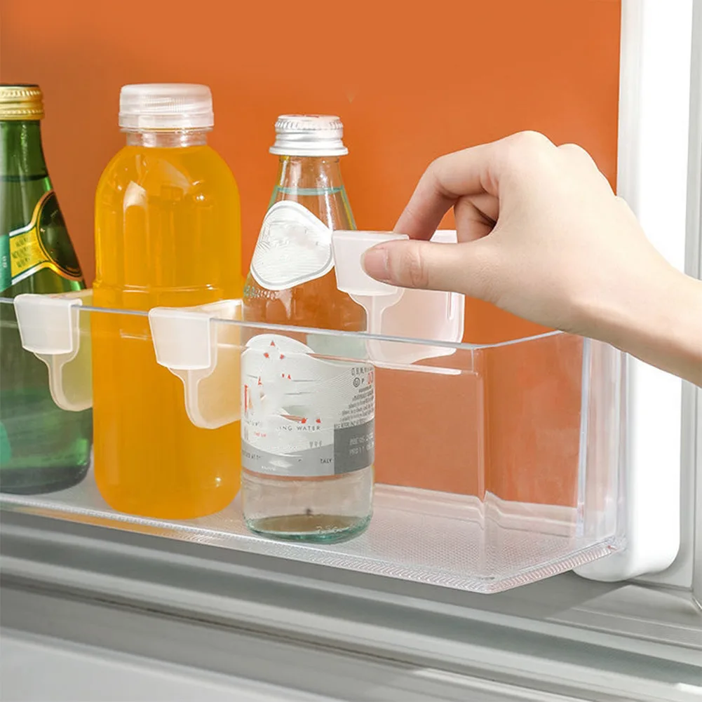 4pcs Refrigerator Storage Partition Board Retractable Plastic Divider Partition Board Kitchen Bottle Can Rack Shelf Organizer
4pcs Refrigerator Storage Partition Board Retractable Plastic Divider Partition Board Kitchen Bottle Can Rack Shelf Organizer